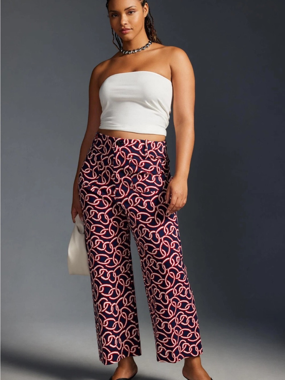 Anthropologie Maeve The Colette Cropped Wide-Leg Pants